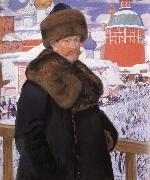 Boris Kustodiev, Self-Portrait